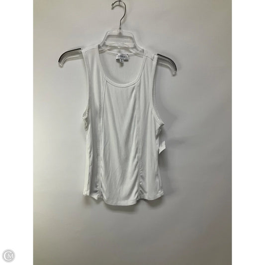 Top Sleeveless By Evereve In White, Size: M