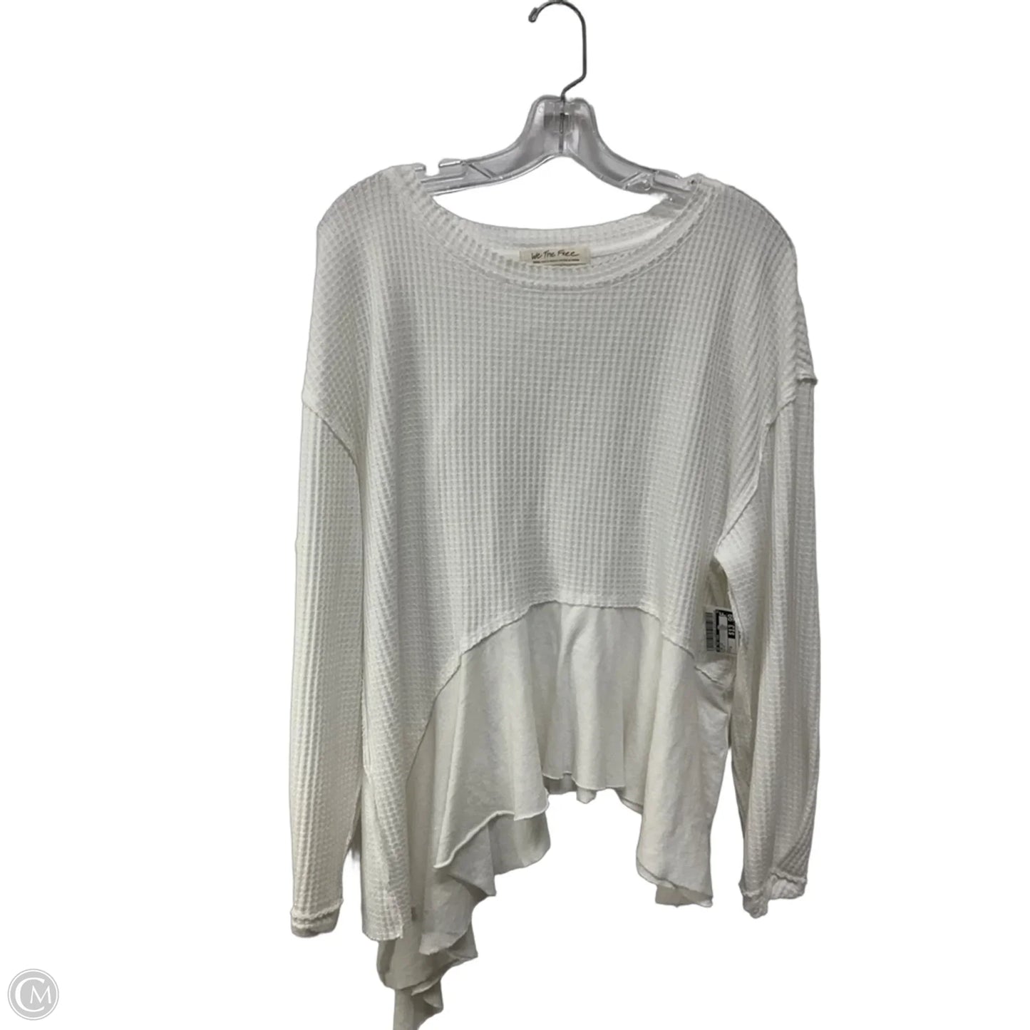 Top Long Sleeve By We The Free In White, Size: S