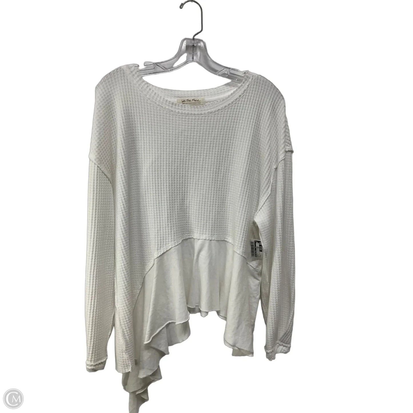 Top Long Sleeve By We The Free In White, Size: S