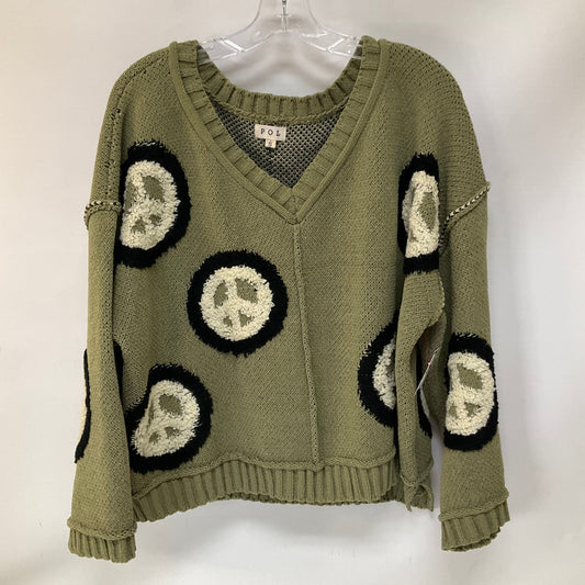 Sweater By Pol In Green, Size: S