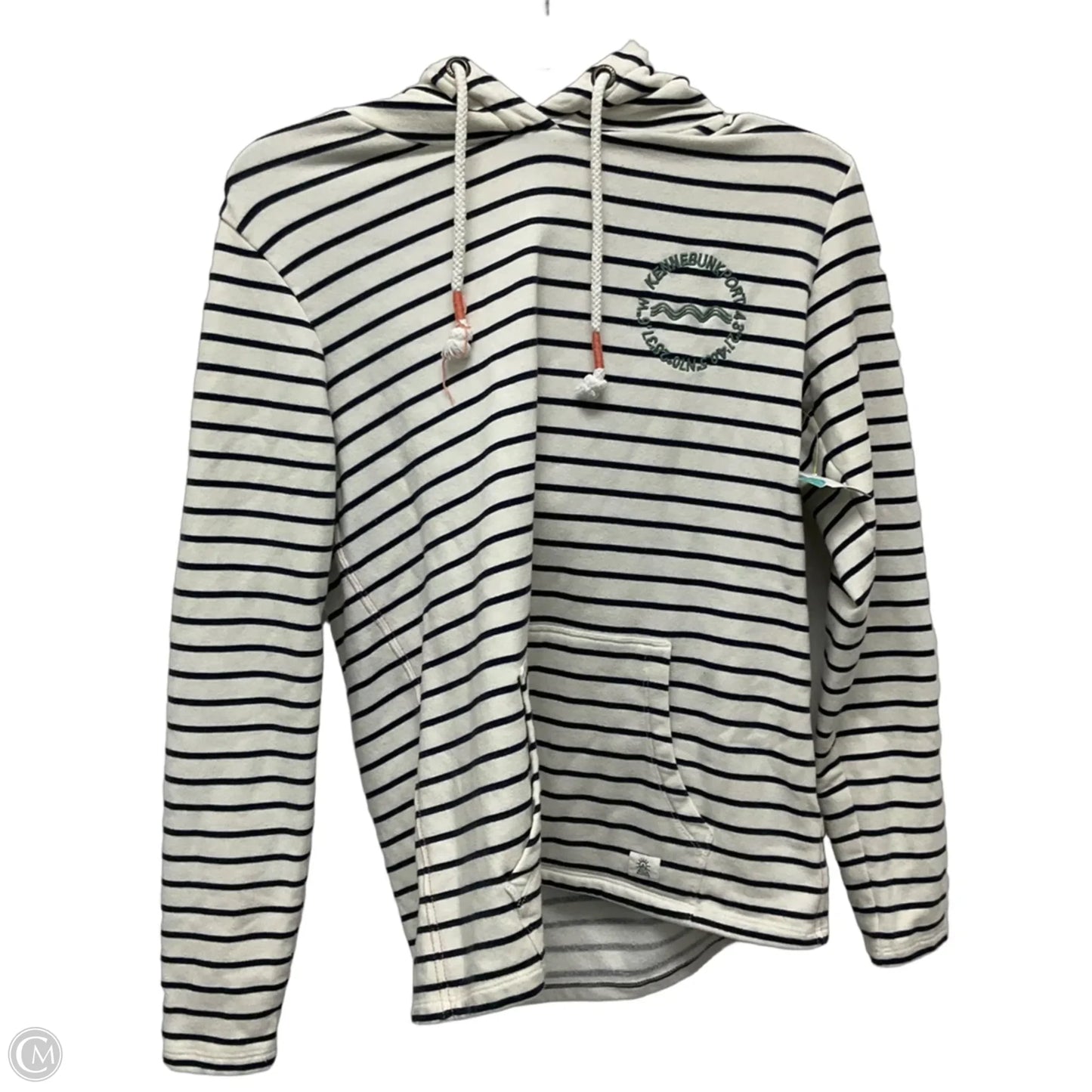 Sweatshirt Hoodie By Fatface In Striped Pattern, Size: S