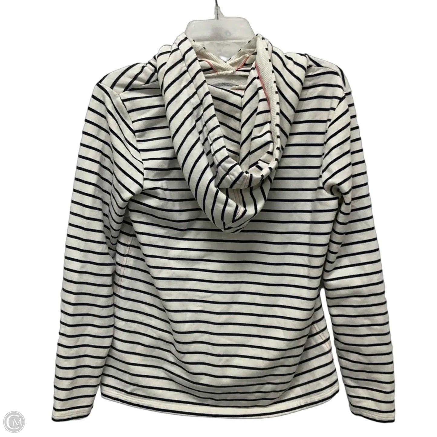 Sweatshirt Hoodie By Fatface In Striped Pattern, Size: S