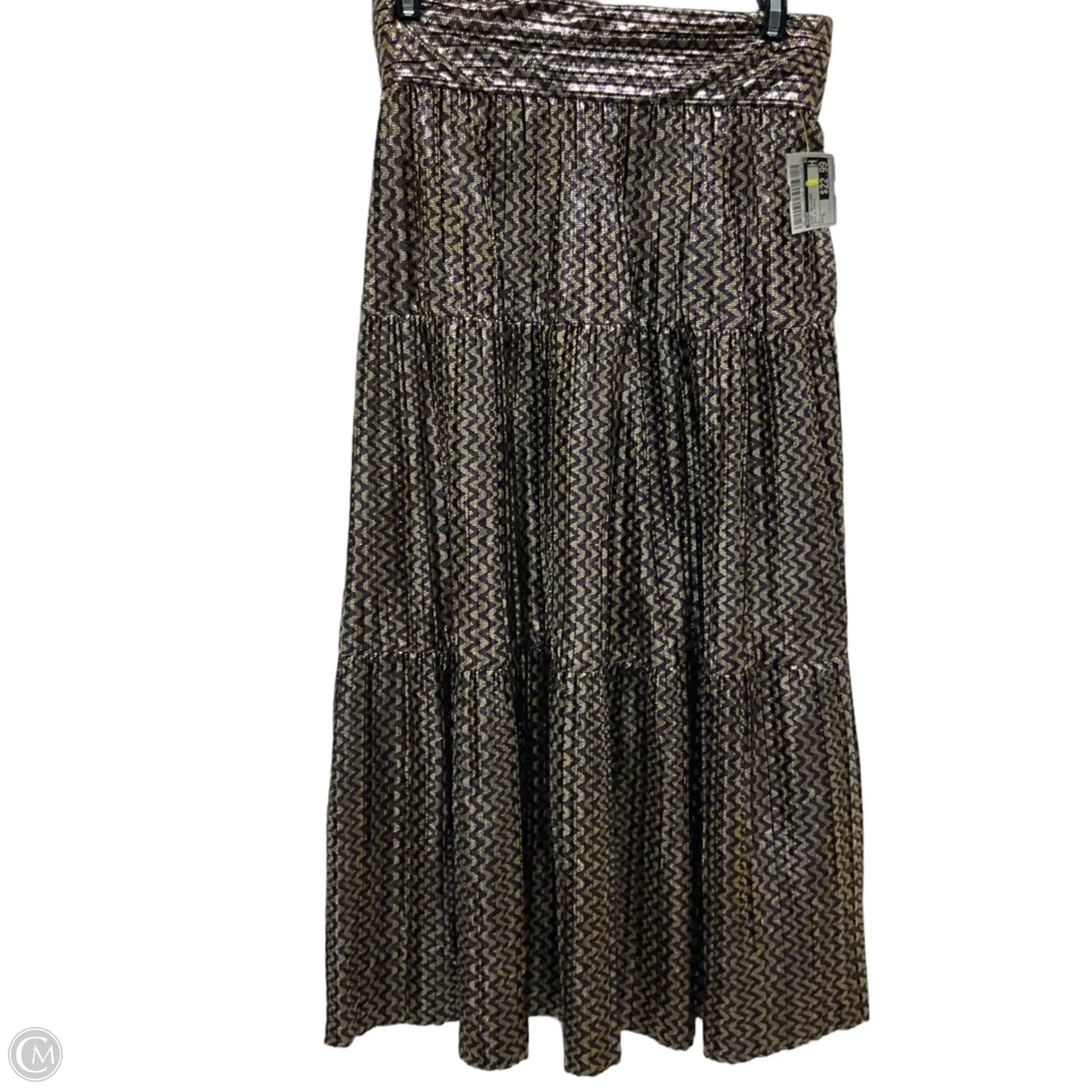 Skirt Designer By Ba&sh In Gold & Purple, Size: S