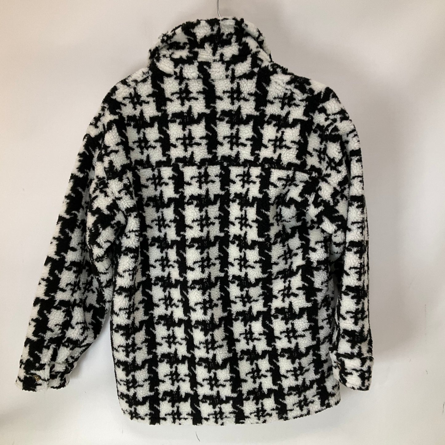 Jacket Fleece By Cmb In Black & White, Size: Xs