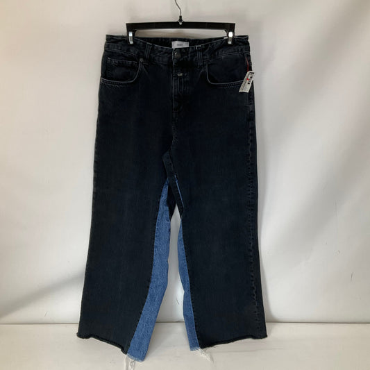 Jeans Wide Leg By Cma In Black Denim, Size: 8