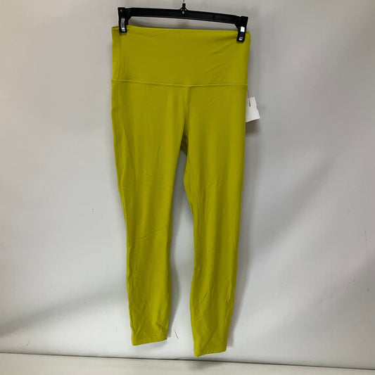 Athletic Leggings By Lululemon In Yellow, Size: 6