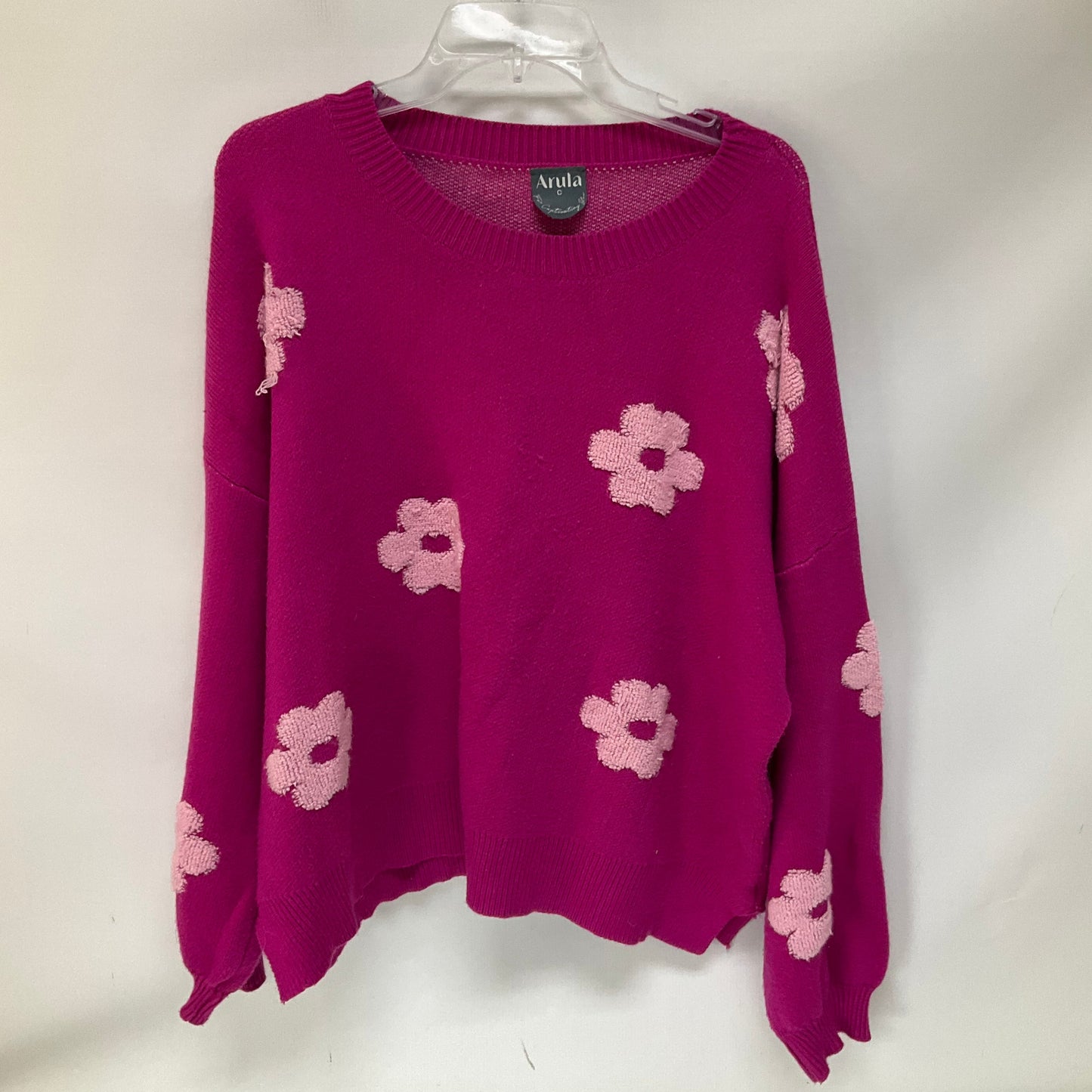 Sweater By Cmc In Pink, Size: 3x