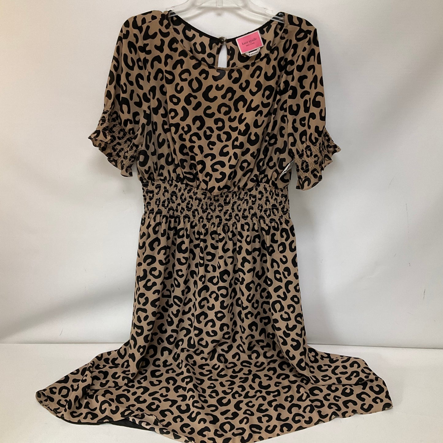 Dress Casual Midi By Kate Spade In Leopard Print, Size: Xl