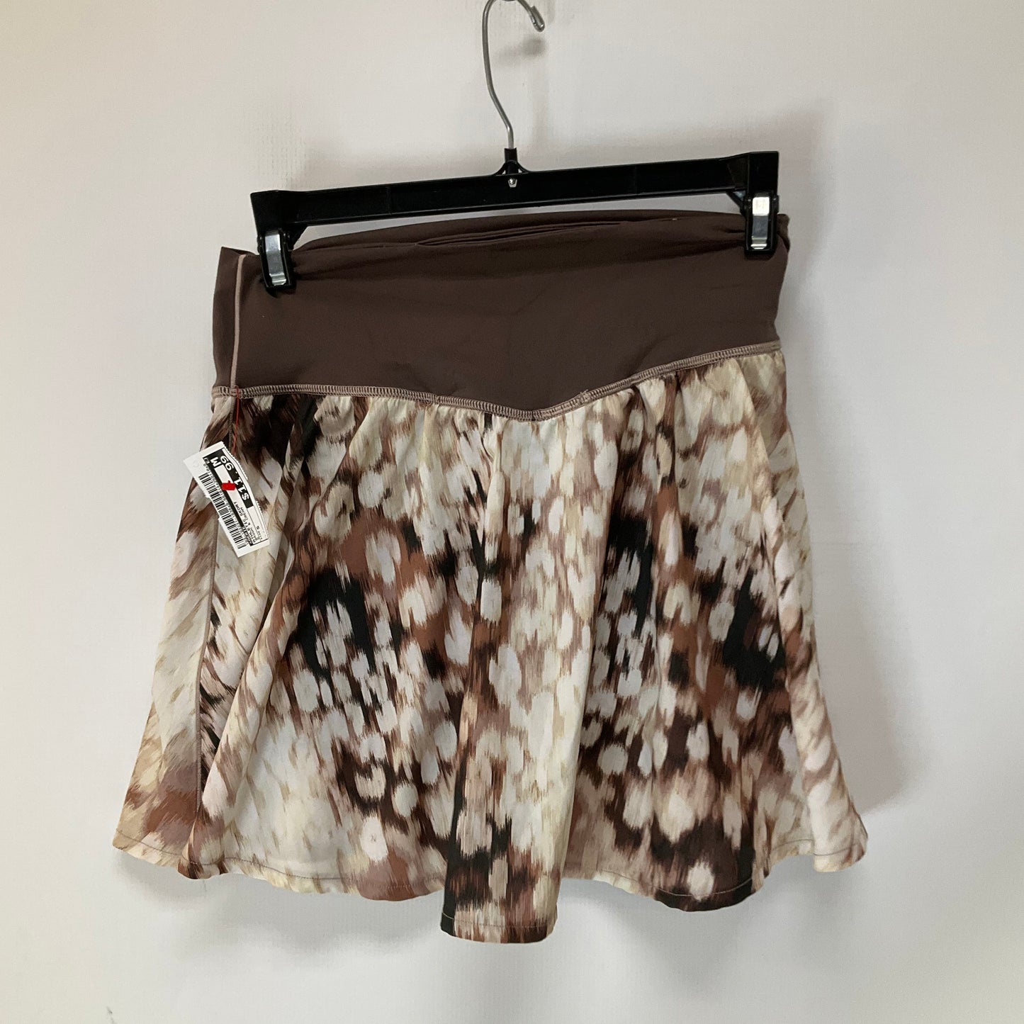 Athletic Skort By Aerie In Brown & Cream, Size: S