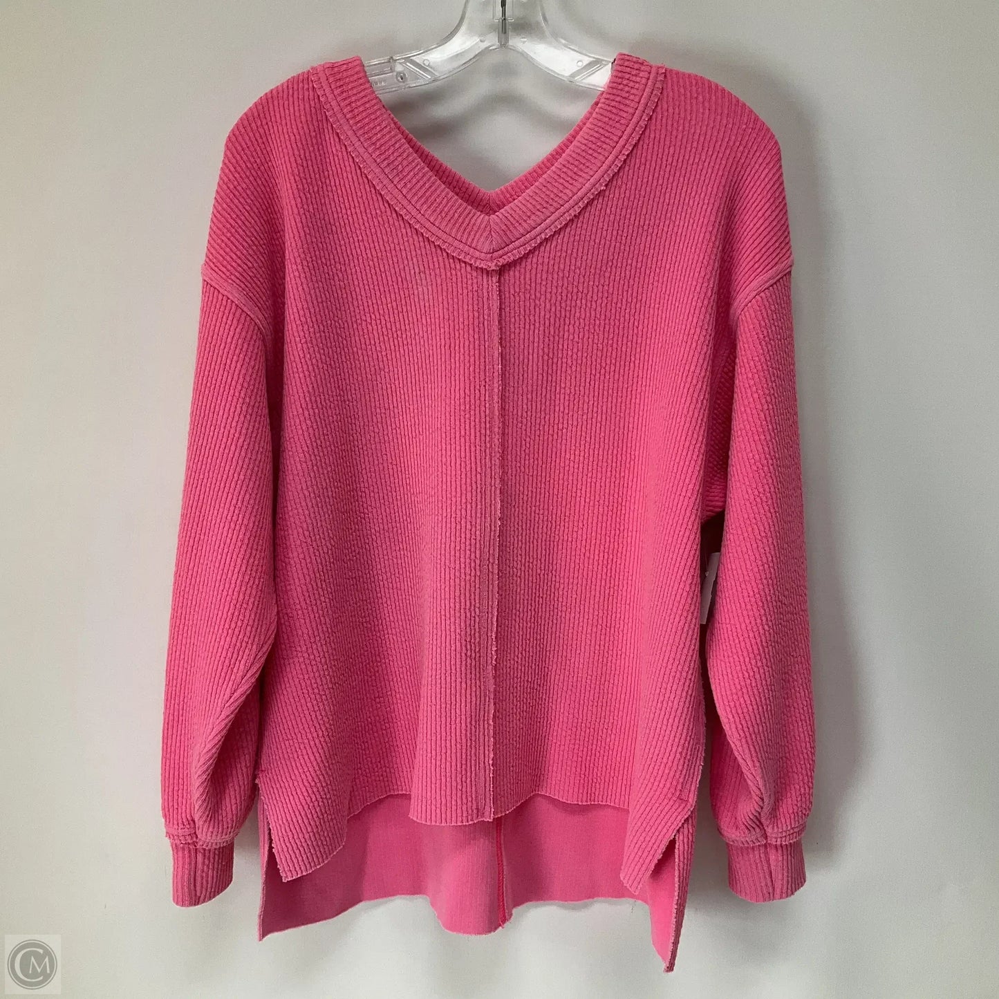 Top Long Sleeve By Aerie In Pink, Size: Xs