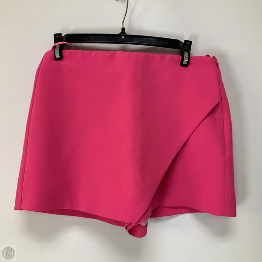 Skirt Mini & Short By Zara In Pink, Size: M