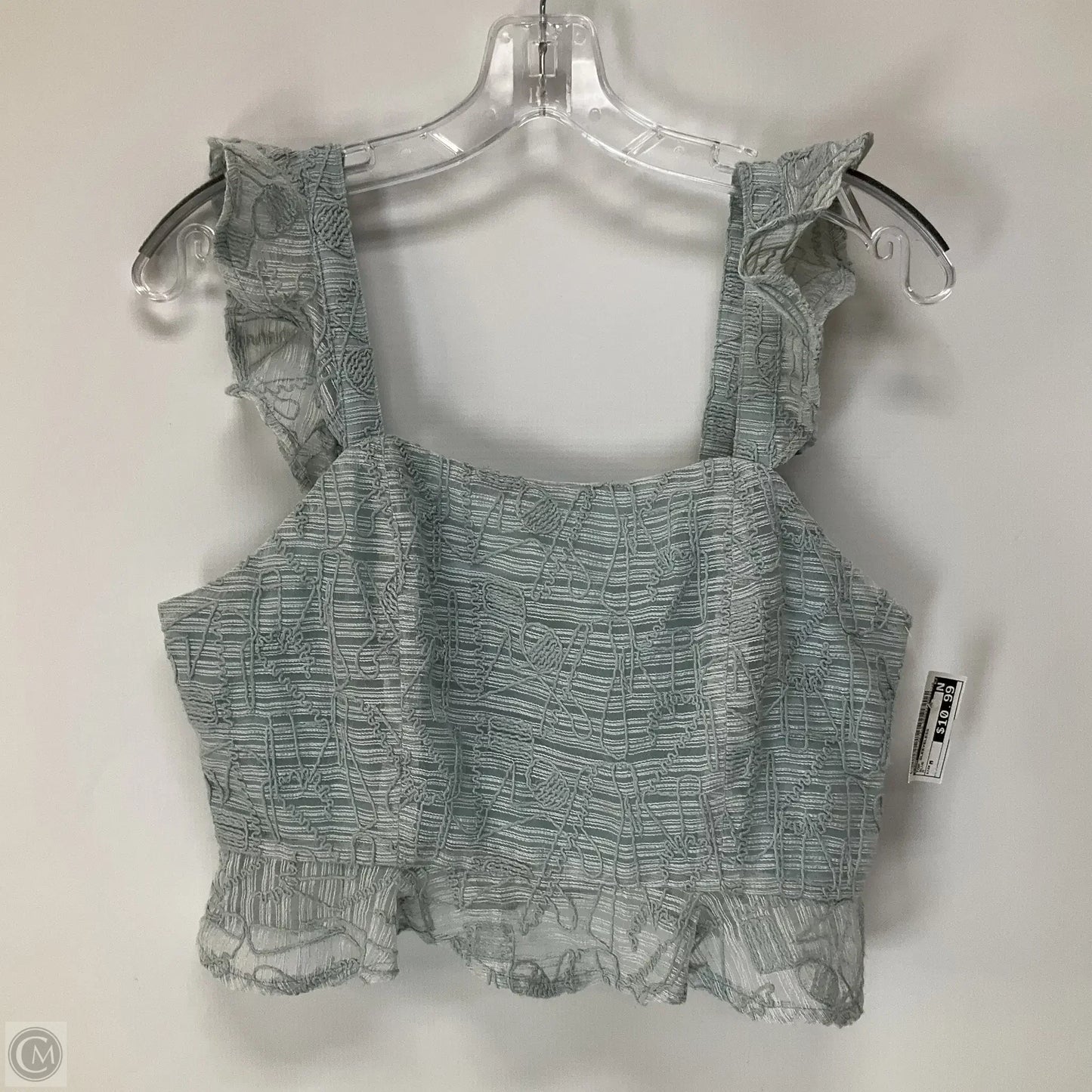 Top Sleeveless By Joa In Blue, Size: M