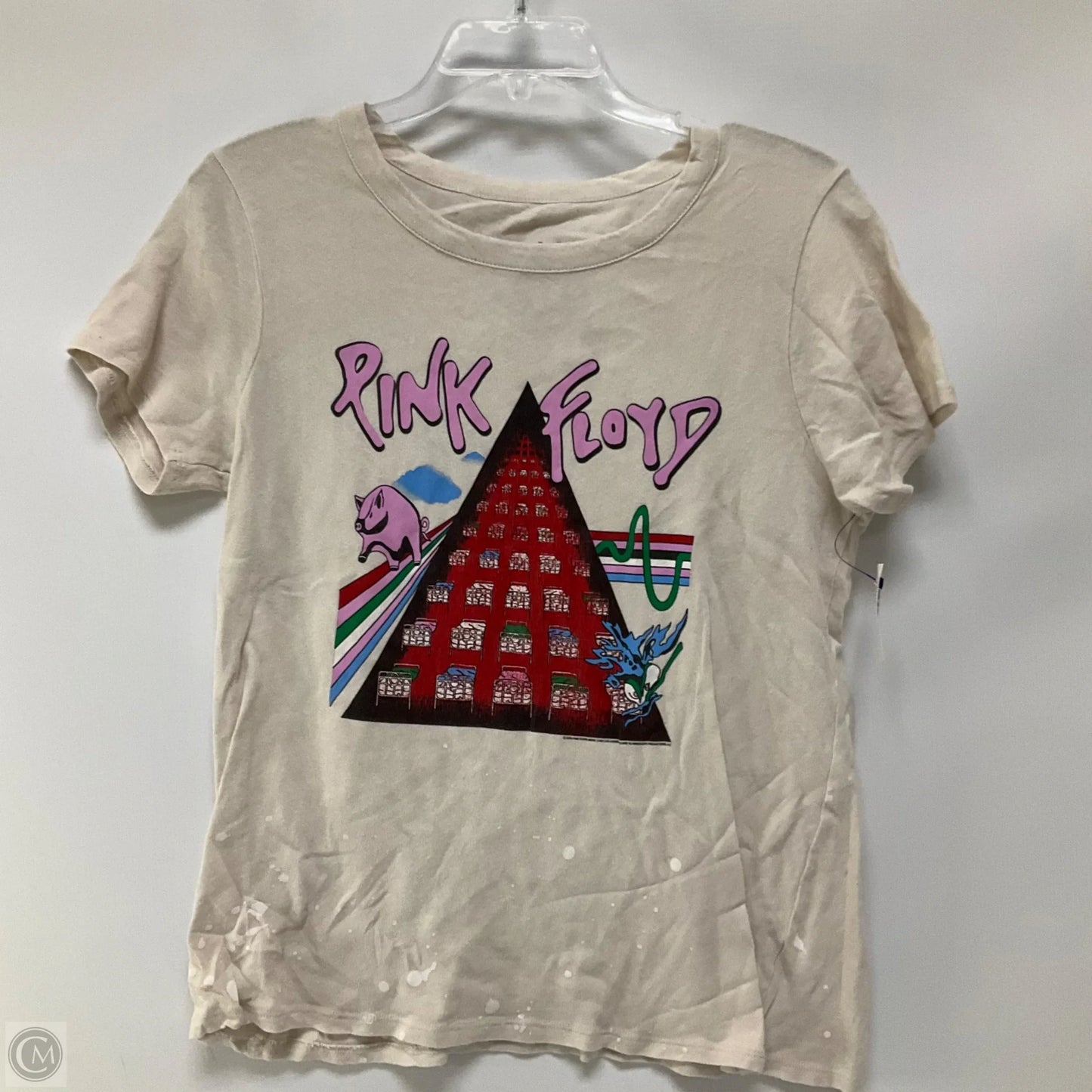 Top Short Sleeve By Chaser In Cream, Size: S