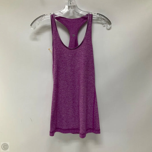 Athletic Tank Top By Lululemon In Purple, Size: S