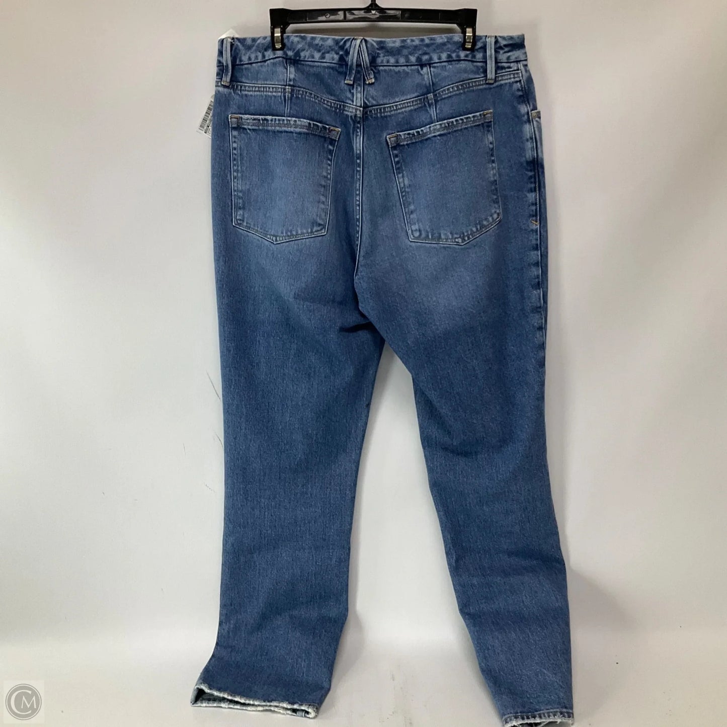 Jeans Boyfriend By Good American In Blue Denim, Size: 12