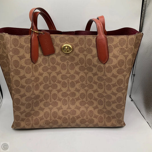 Handbag Designer By Coach, Size: Large