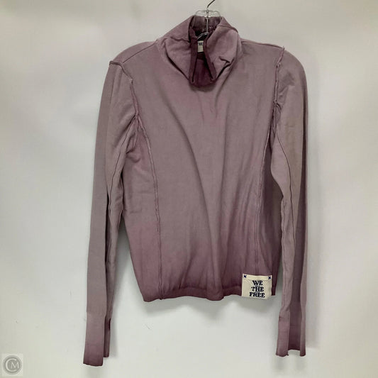 Top Long Sleeve By We The Free In Purple, Size: L