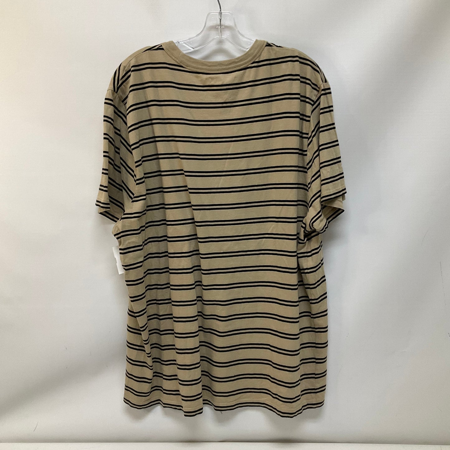 Top Short Sleeve Basic By Madewell In Striped Pattern, Size: Xxl