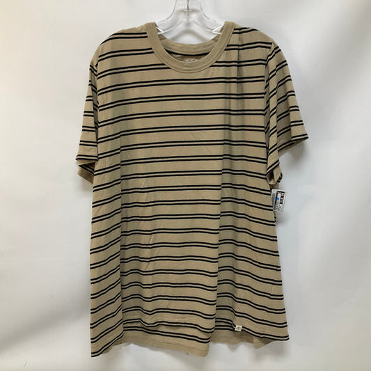 Top Short Sleeve Basic By Madewell In Striped Pattern, Size: Xxl