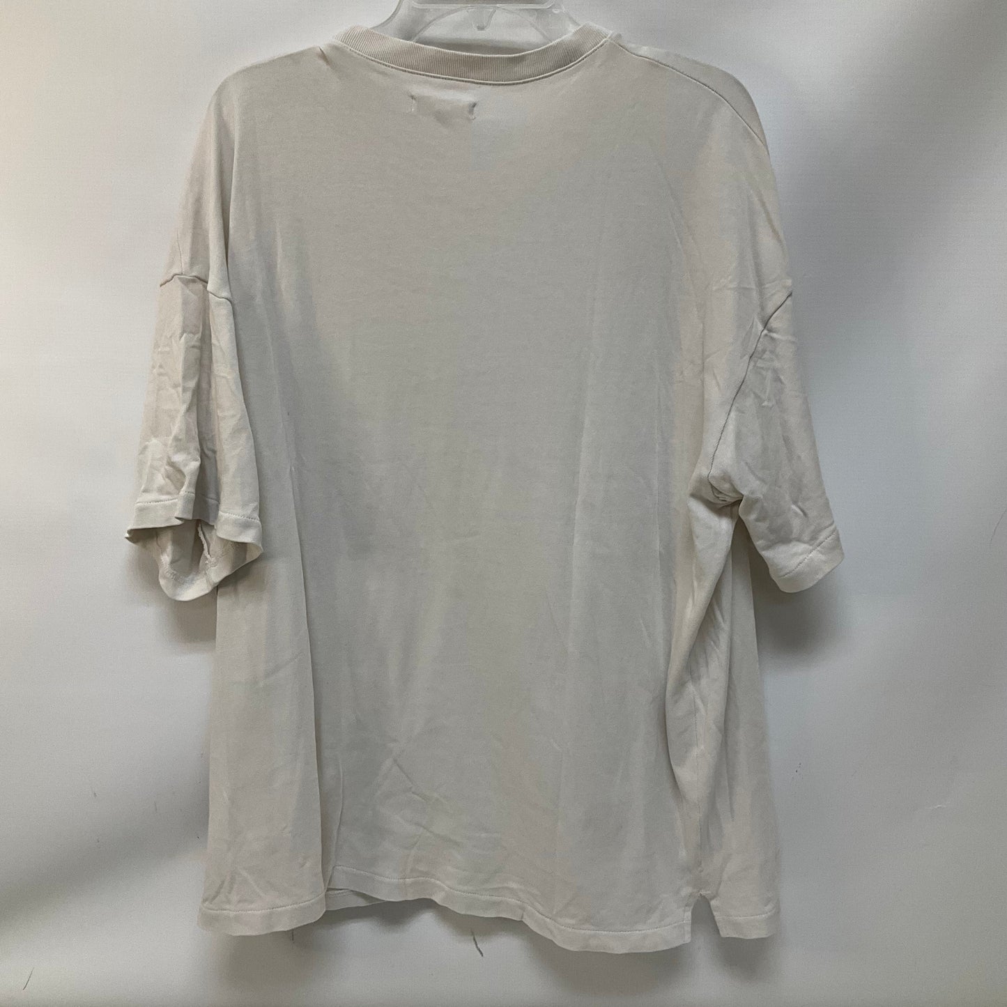 Top Short Sleeve Basic By Madewell In Cream, Size: L