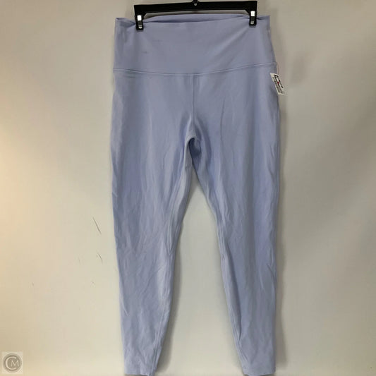 Athletic Leggings By Lululemon In Blue, Size: 12