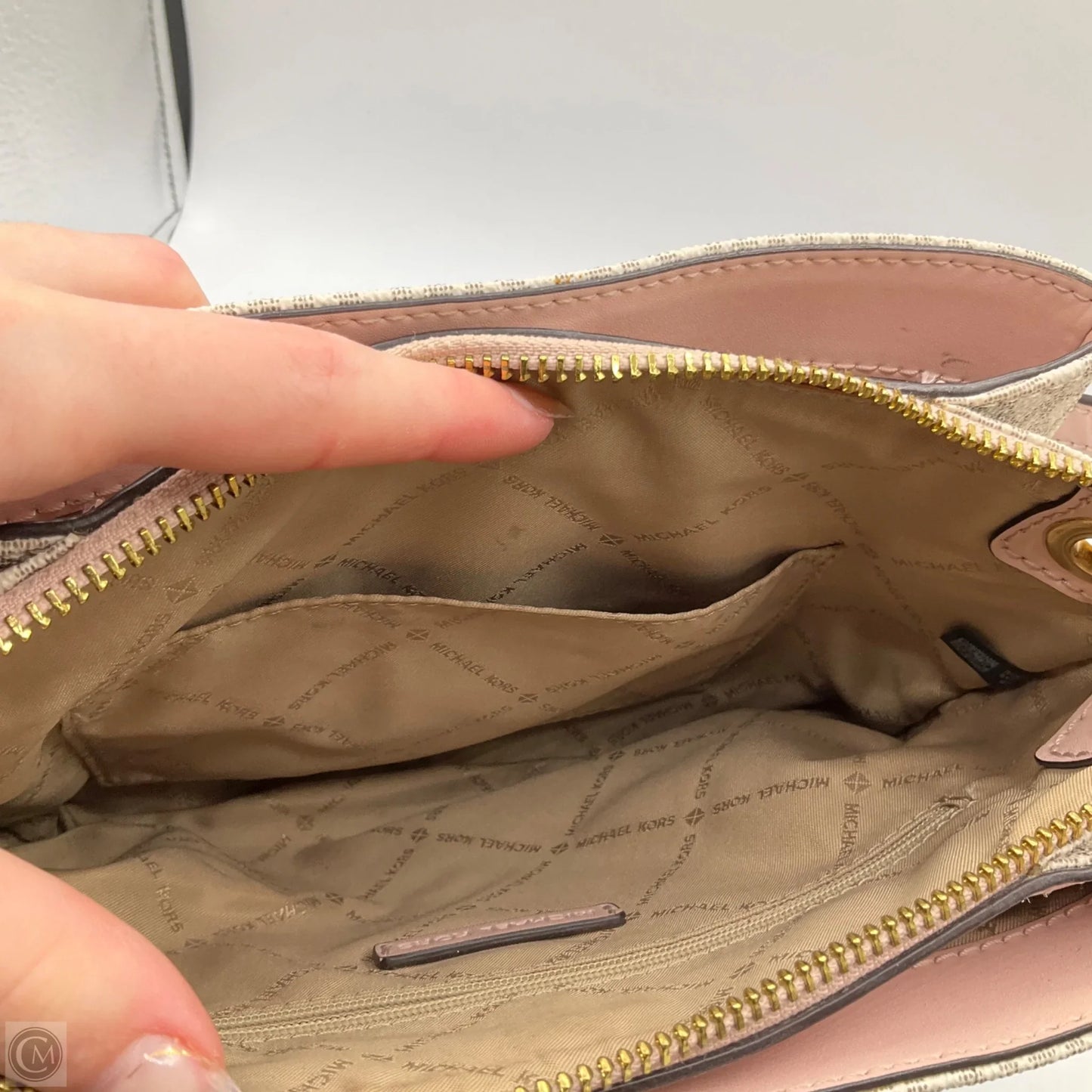 Crossbody Designer By Michael Kors, Size: Small