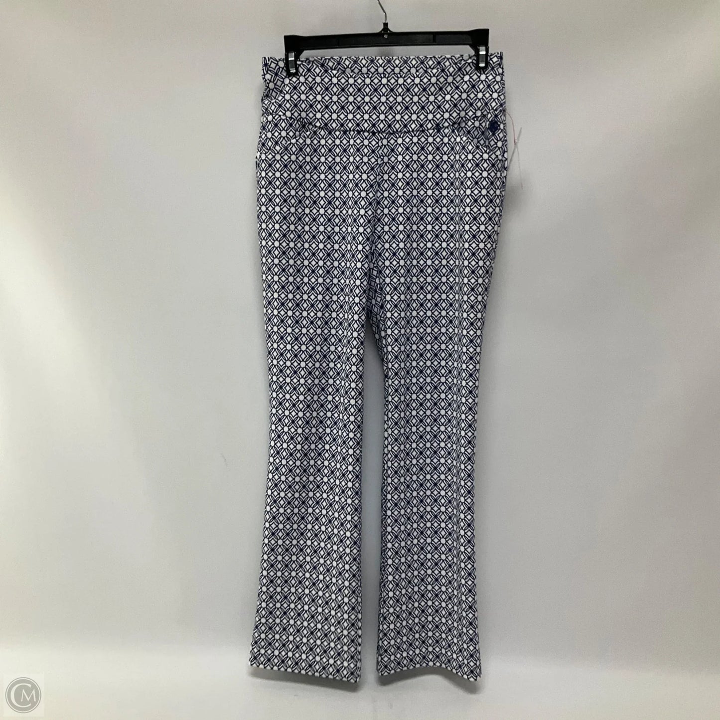 Pants Designer By Lilly Pulitzer In Blue & White, Size: 0