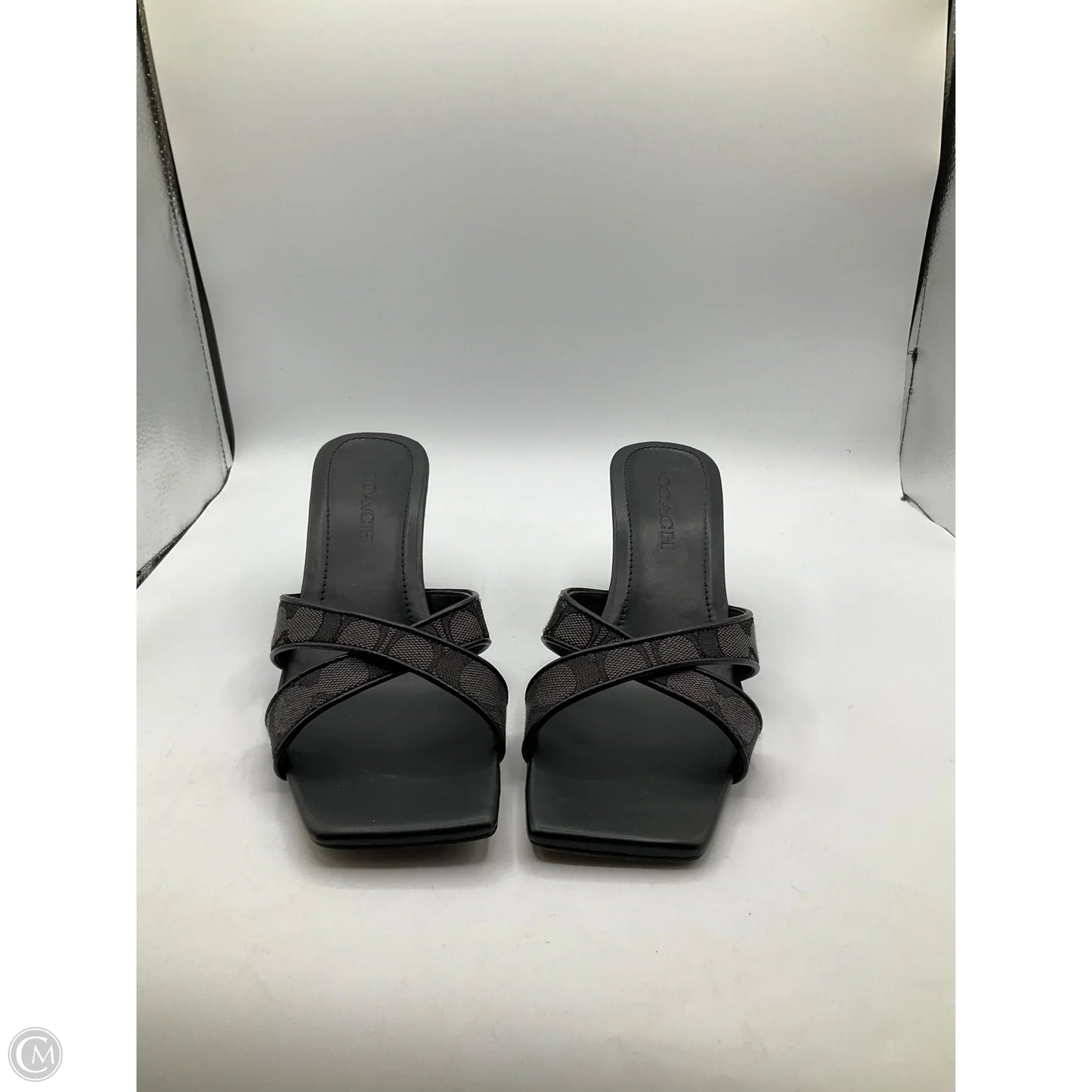 Sandals Designer By Coach In Black, Size: 8.5