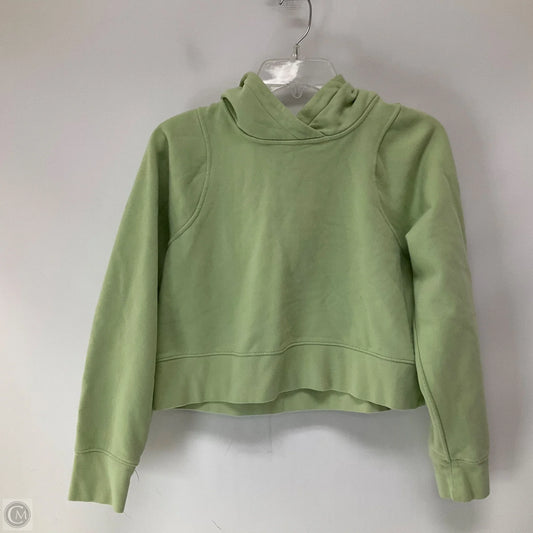 Athletic Sweatshirt Hoodie By Lululemon In Green, Size: Xs