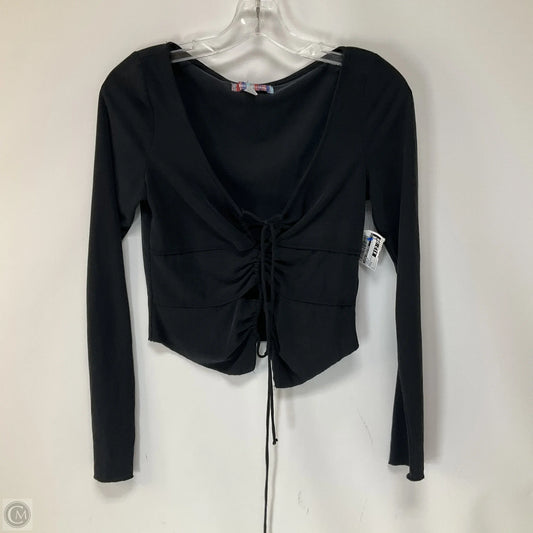 Top Long Sleeve By Urban Outfitters In Black, Size: S