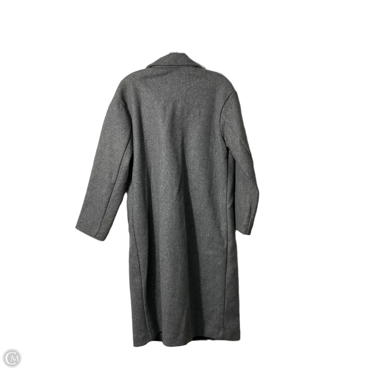 Coat Trench Coat By Old Navy In Grey, Size: S