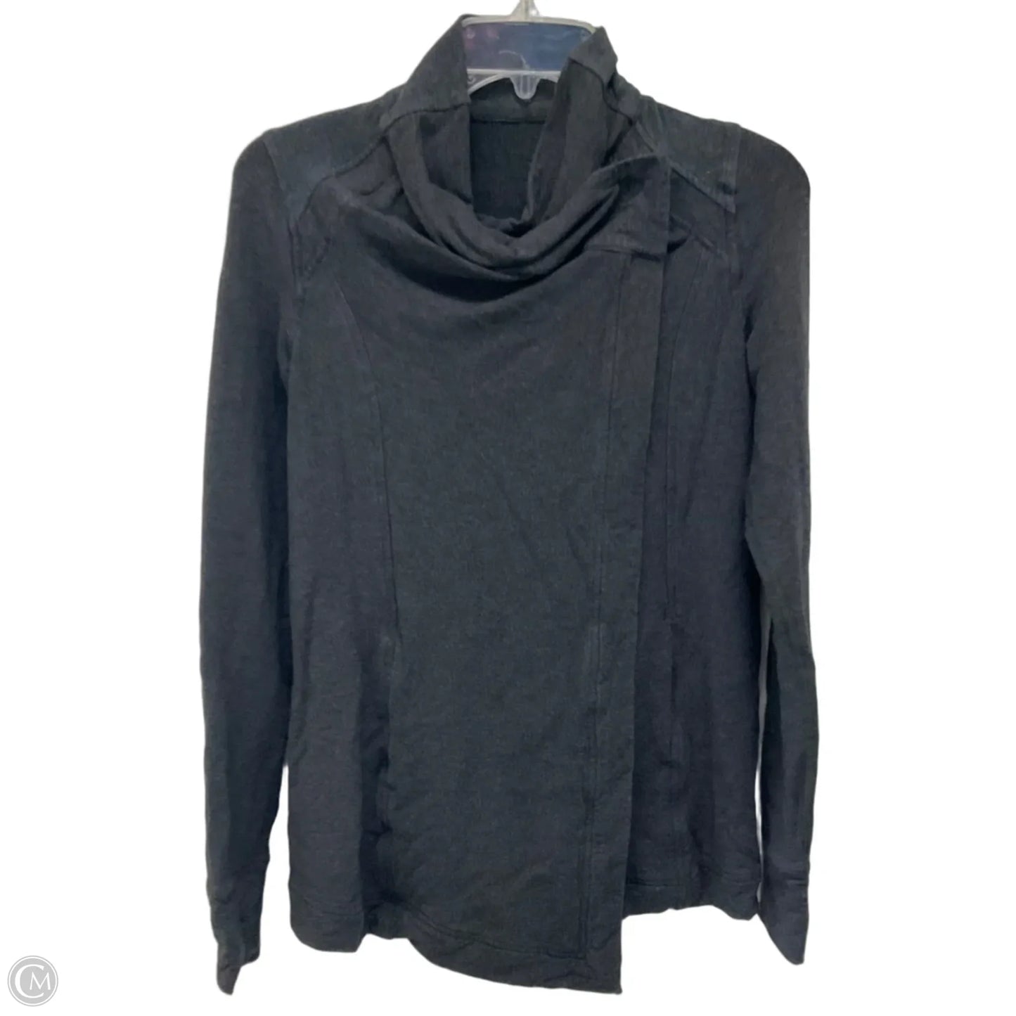 Athletic Jacket By Lululemon In Grey, Size: 4
