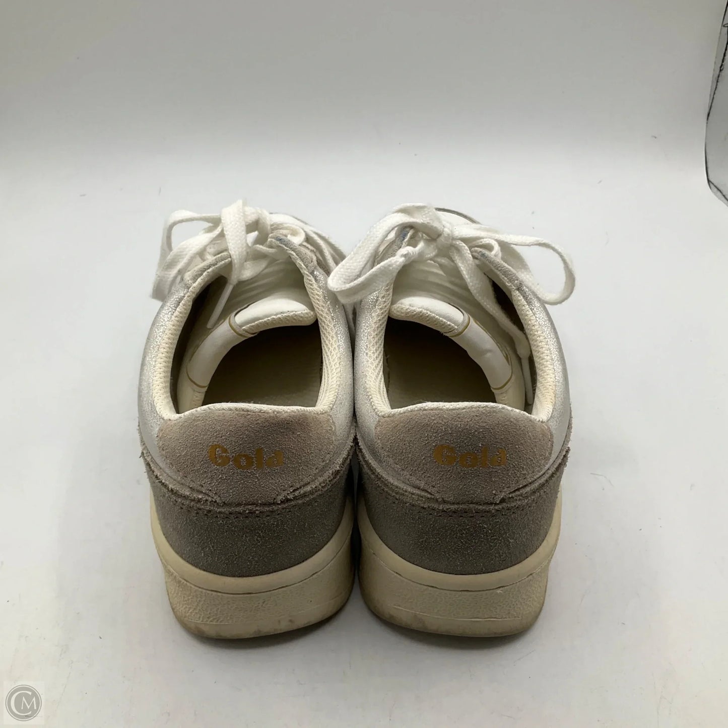 Shoes Sneakers By Gola In Grey & Silver, Size: 7