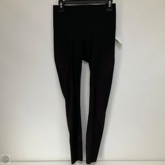 Athletic Leggings By Lululemon In Black & Purple, Size: 8