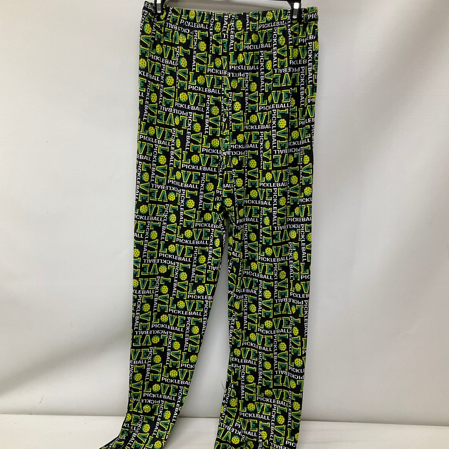 Pajama Pants By Clothes Mentor In Black & Green, Size: S