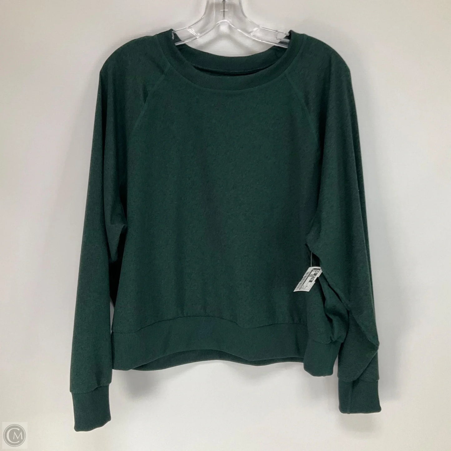Top Long Sleeve By Quince In Green, Size: Xl