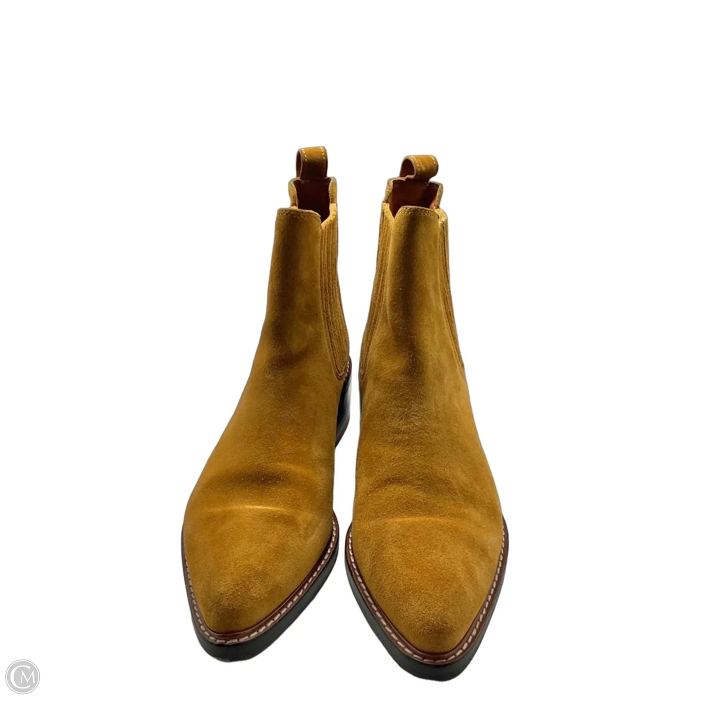 Boots Designer By Coach In Tan, Size: 10
