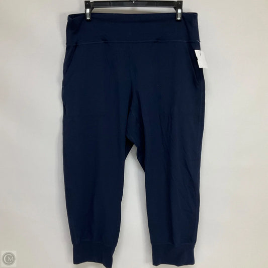 Athletic Leggings By Lululemon In Navy, Size: 12