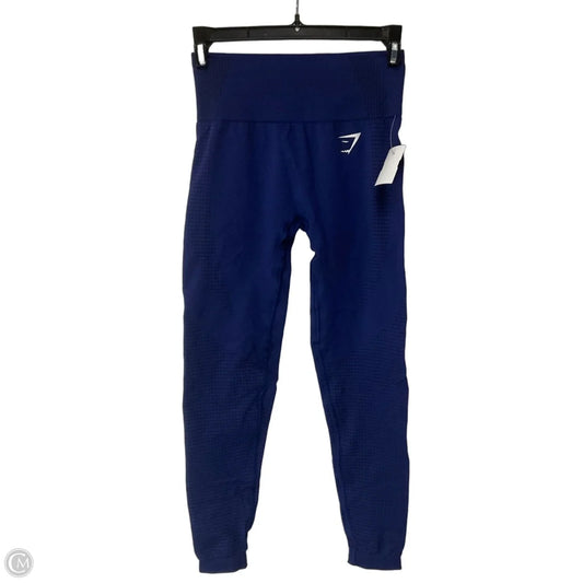 Athletic Leggings By Gym Shark In Blue, Size: S
