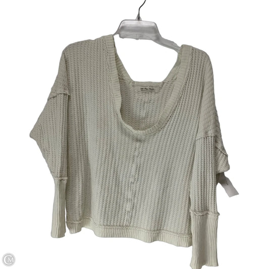 Top Long Sleeve By We The Free In Cream, Size: L