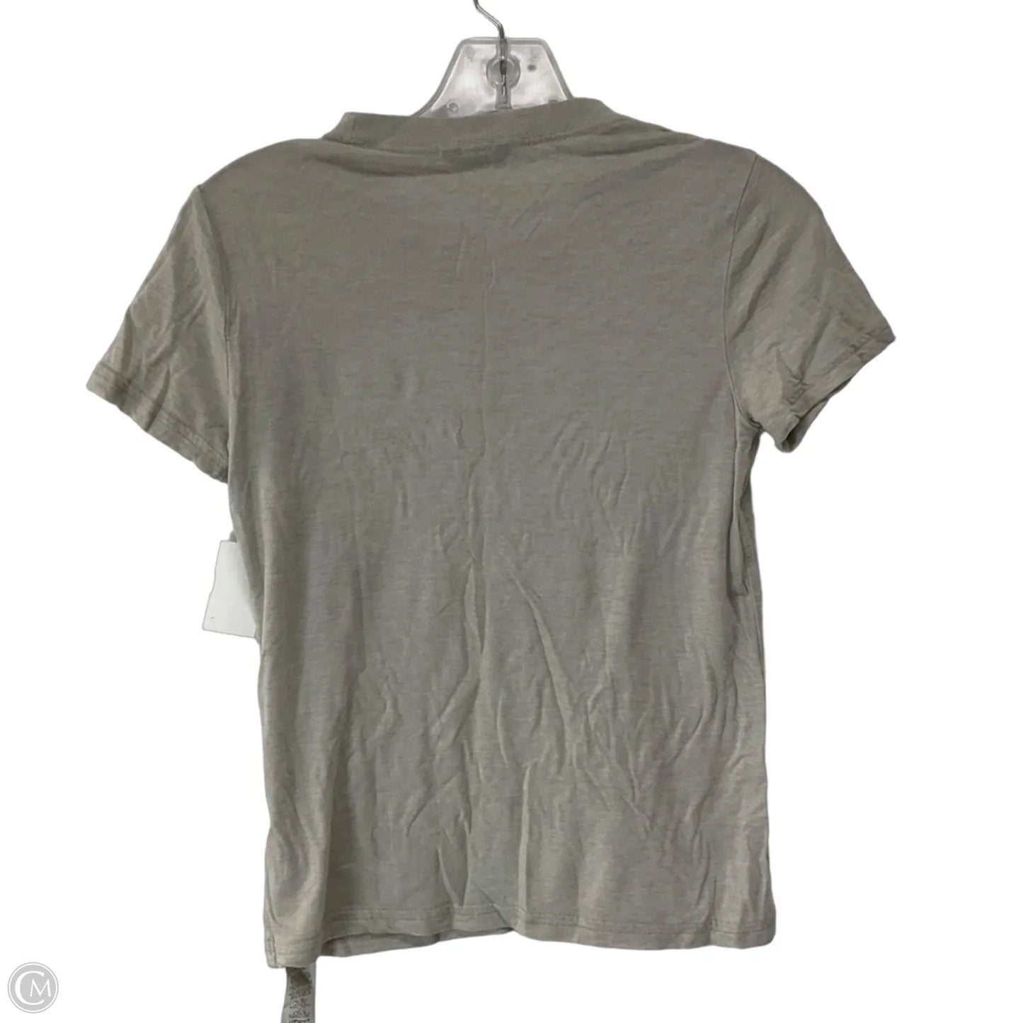 Athletic Top Short Sleeve By Allbirds In Grey, Size: Xs