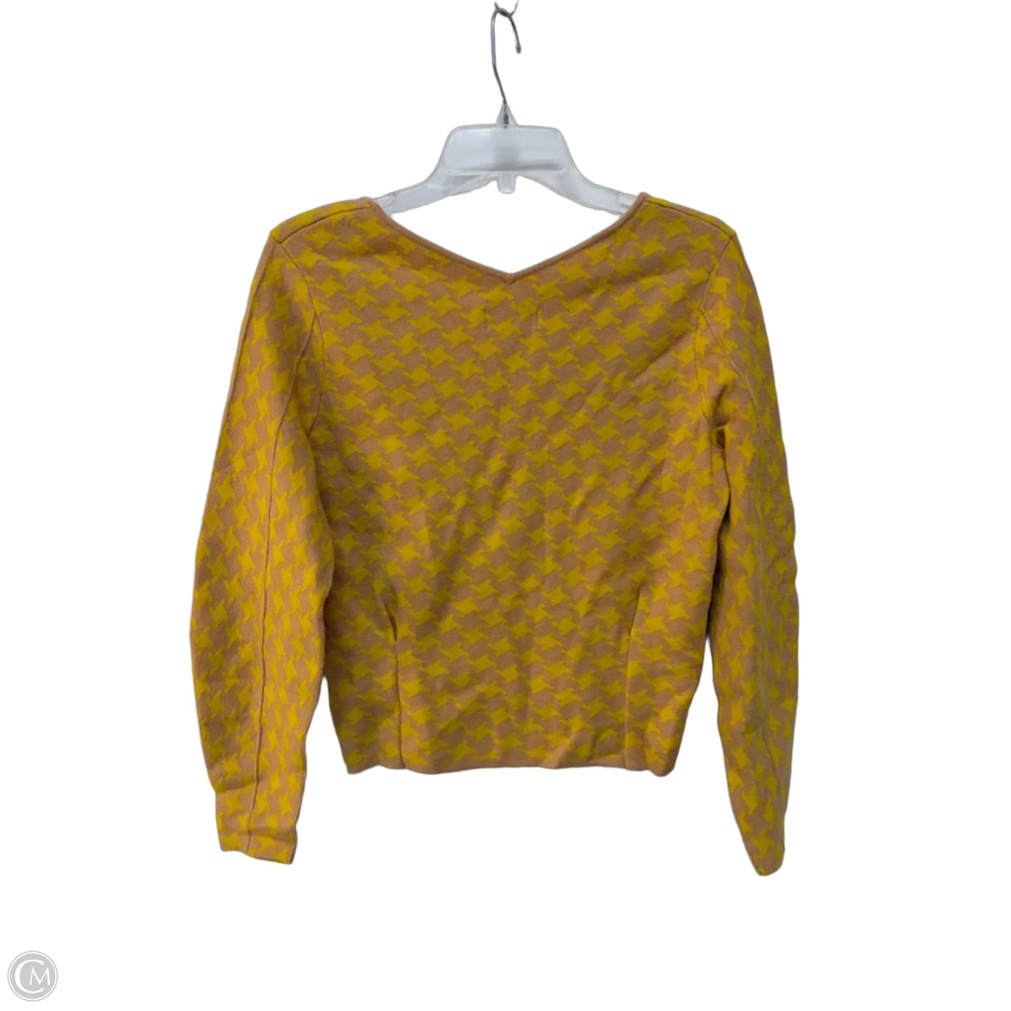 Sweater By Maeve In Tan & Yellow, Size: Xs