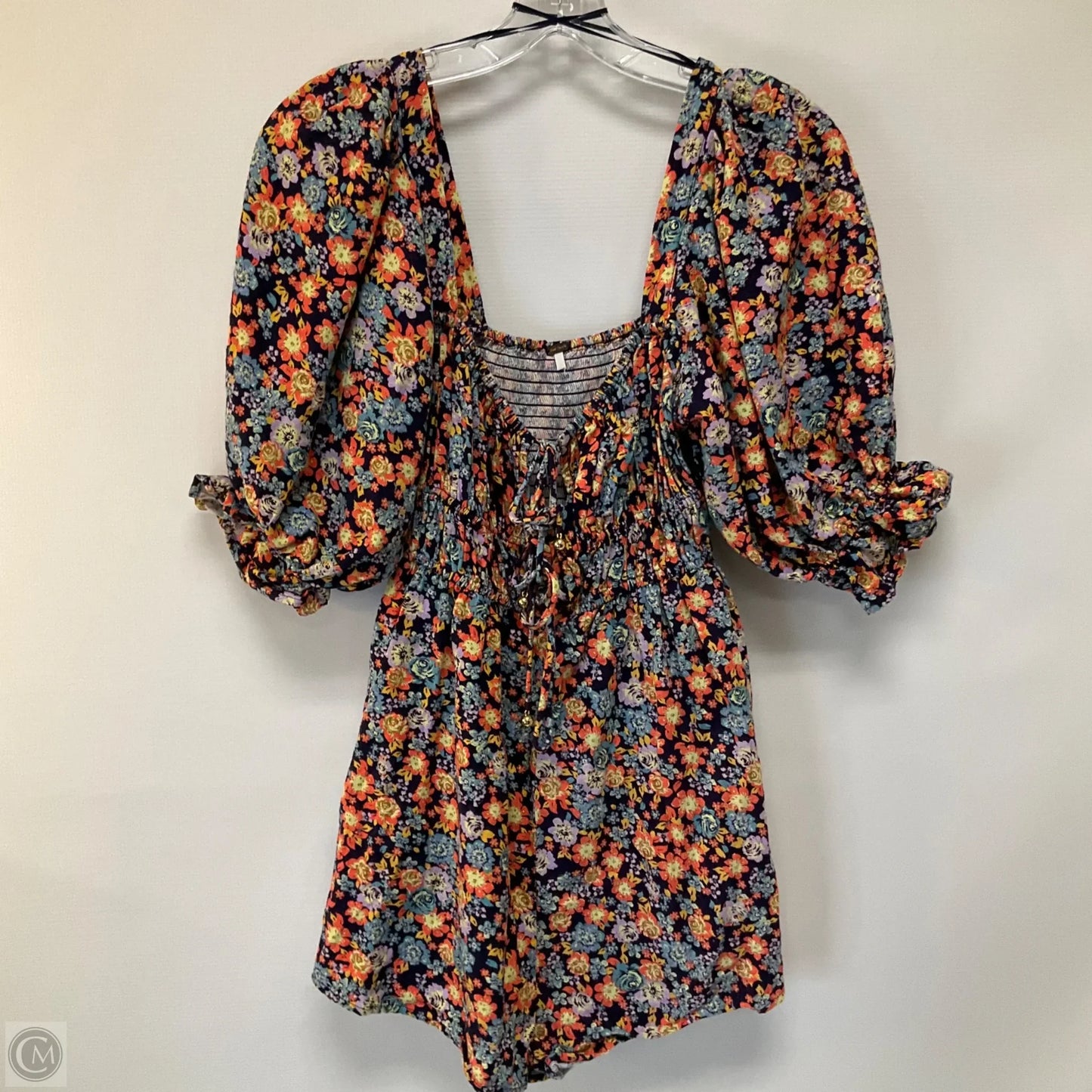 Romper By Free People In Floral Print, Size: S