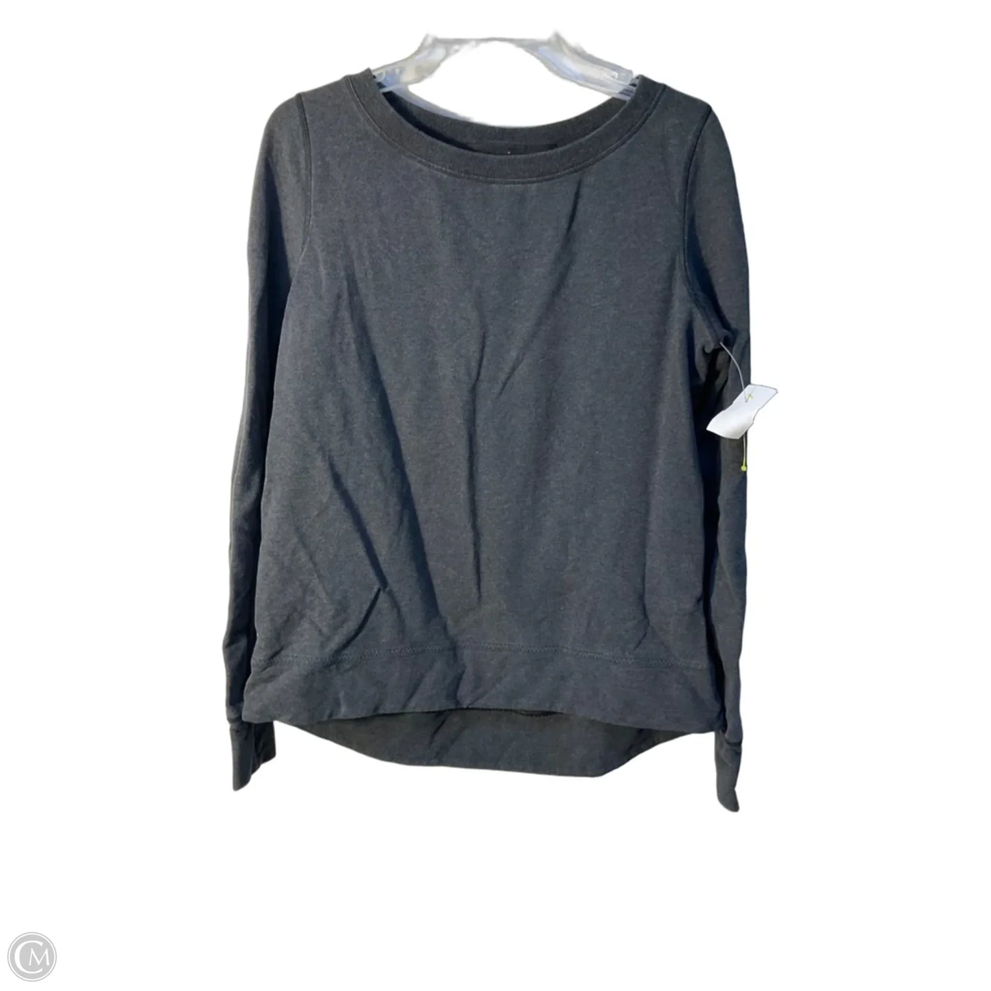 Athletic Sweatshirt Crewneck By Lululemon In Grey, Size: M