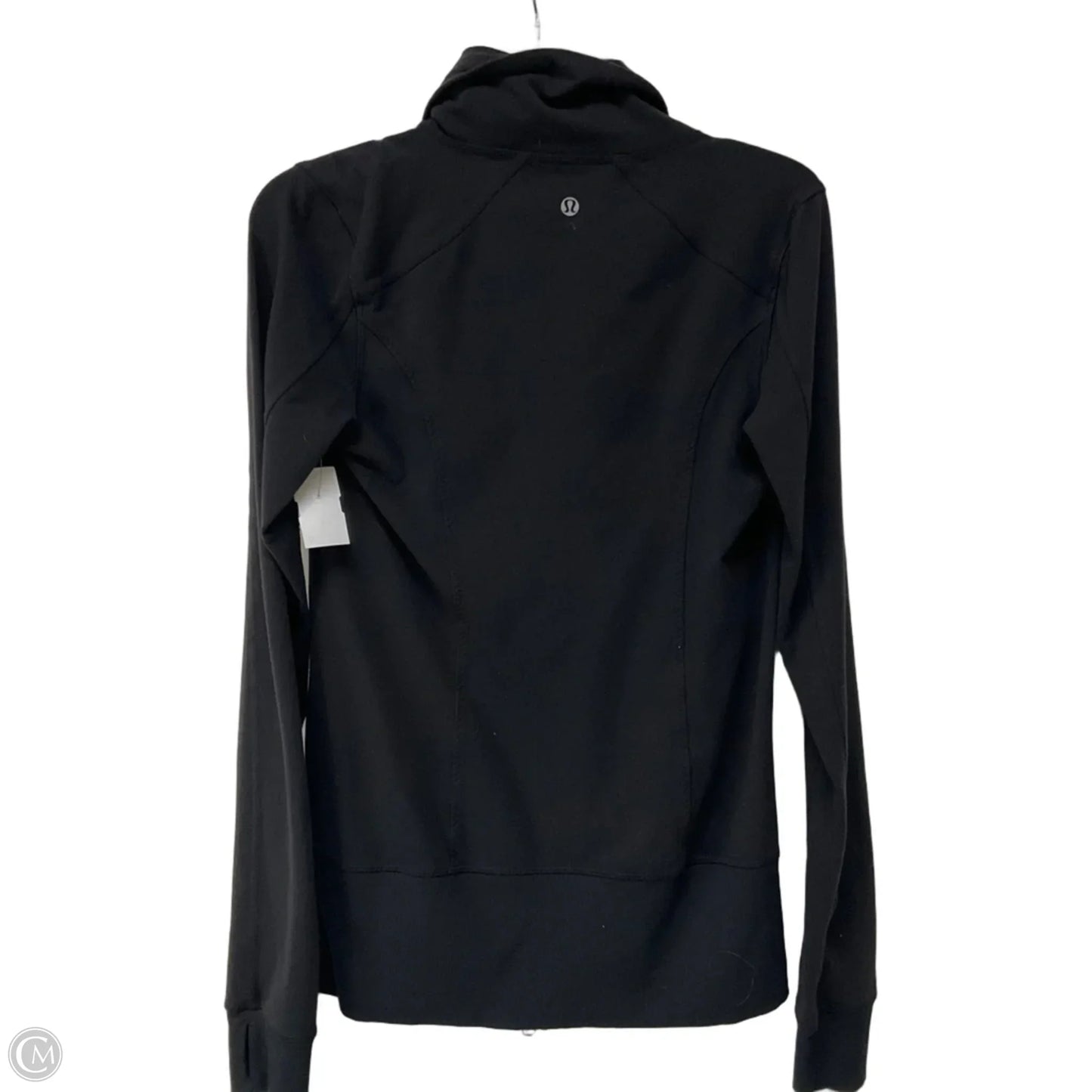 Athletic Jacket By Lululemon In Black, Size: 6