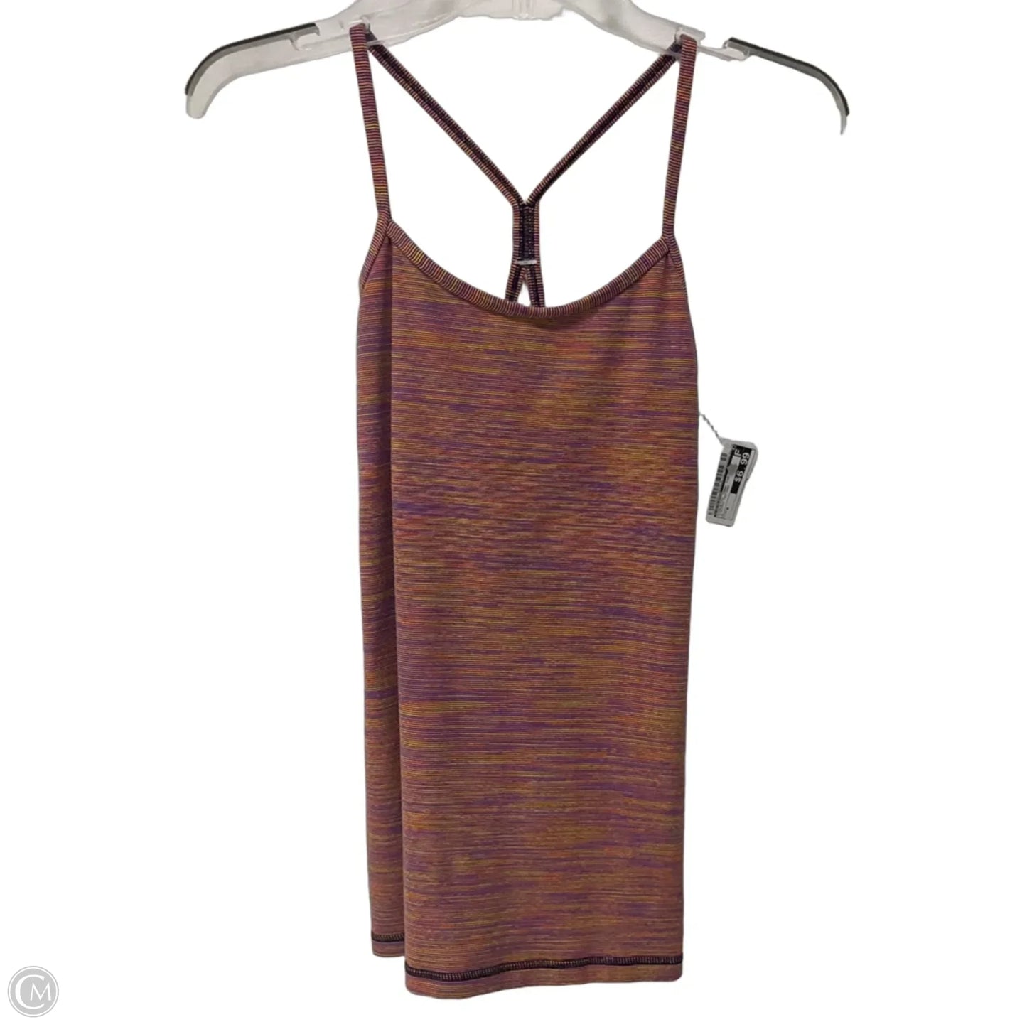 Athletic Tank Top By Lululemon In Striped Pattern, Size: 6