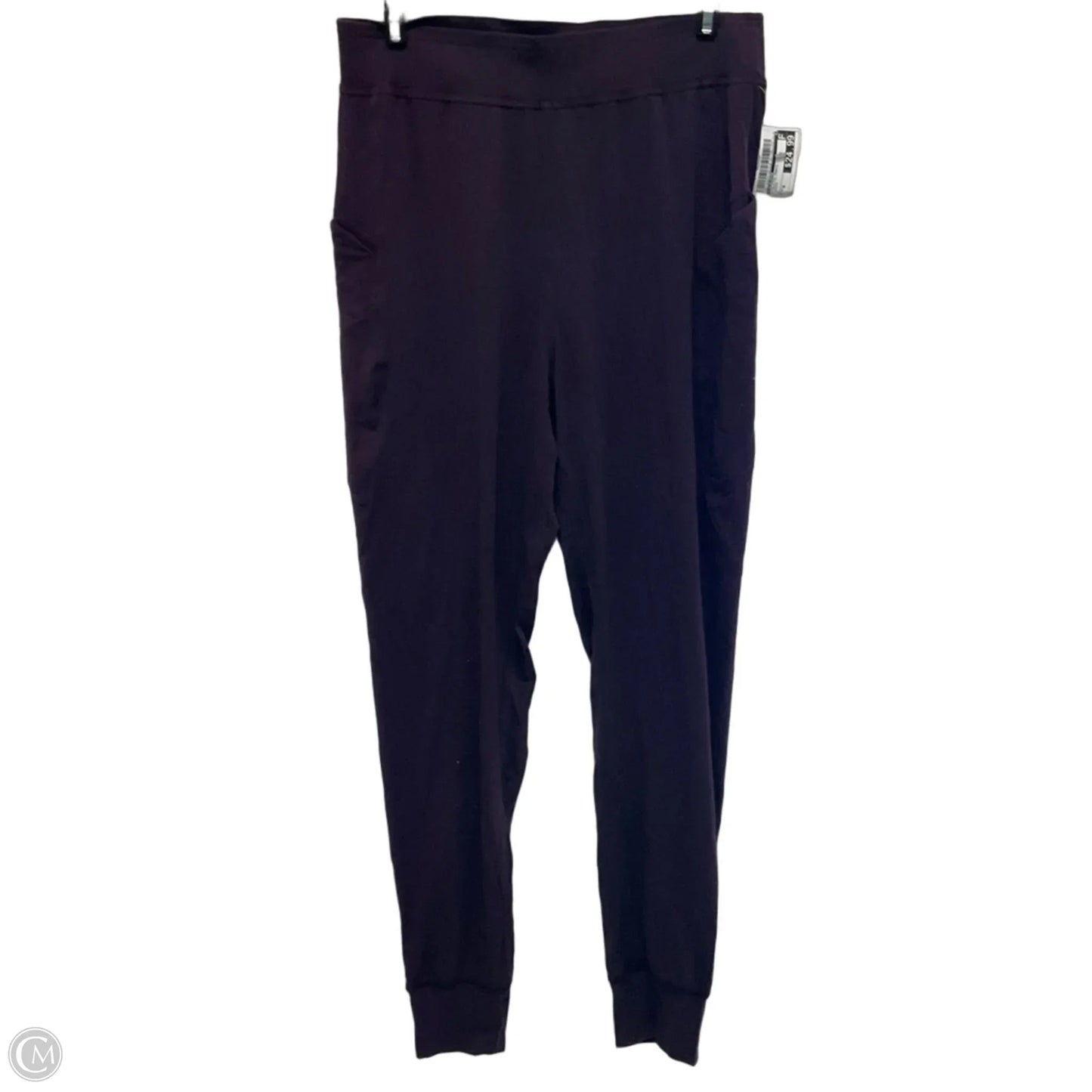 Athletic Pants By Lululemon In Maroon, Size: 8