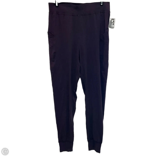 Athletic Pants By Lululemon In Maroon, Size: 8