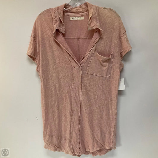 Top Short Sleeve By We The Free In Pink, Size: S