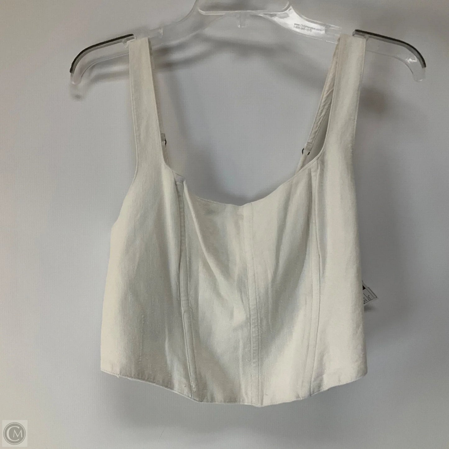 Top Sleeveless By Abercrombie And Fitch In White, Size: L